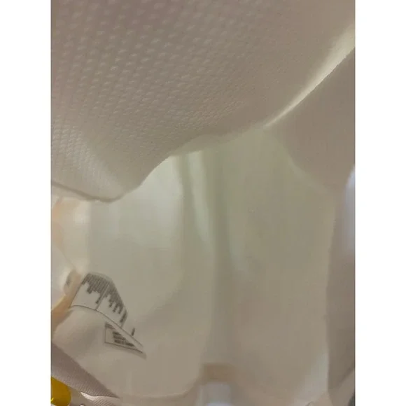 Nike Sphere Dry Tennis Dress White Yellow Racerback V-Neck Small F5FET 241990 - Picture 6 of 6